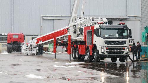 FT EX AP (Fire Fighting Aerial Ladder) banner