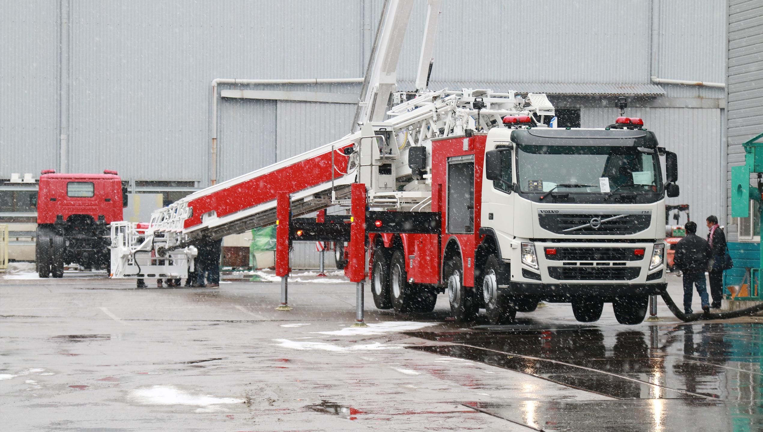 FT EX AP (Fire Fighting Aerial Ladder) banner